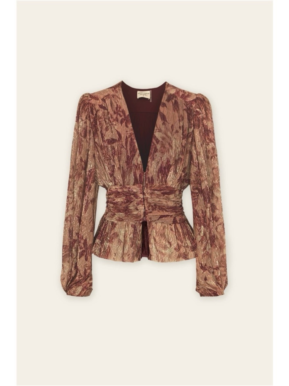 Floral Printed Blouson Blouse